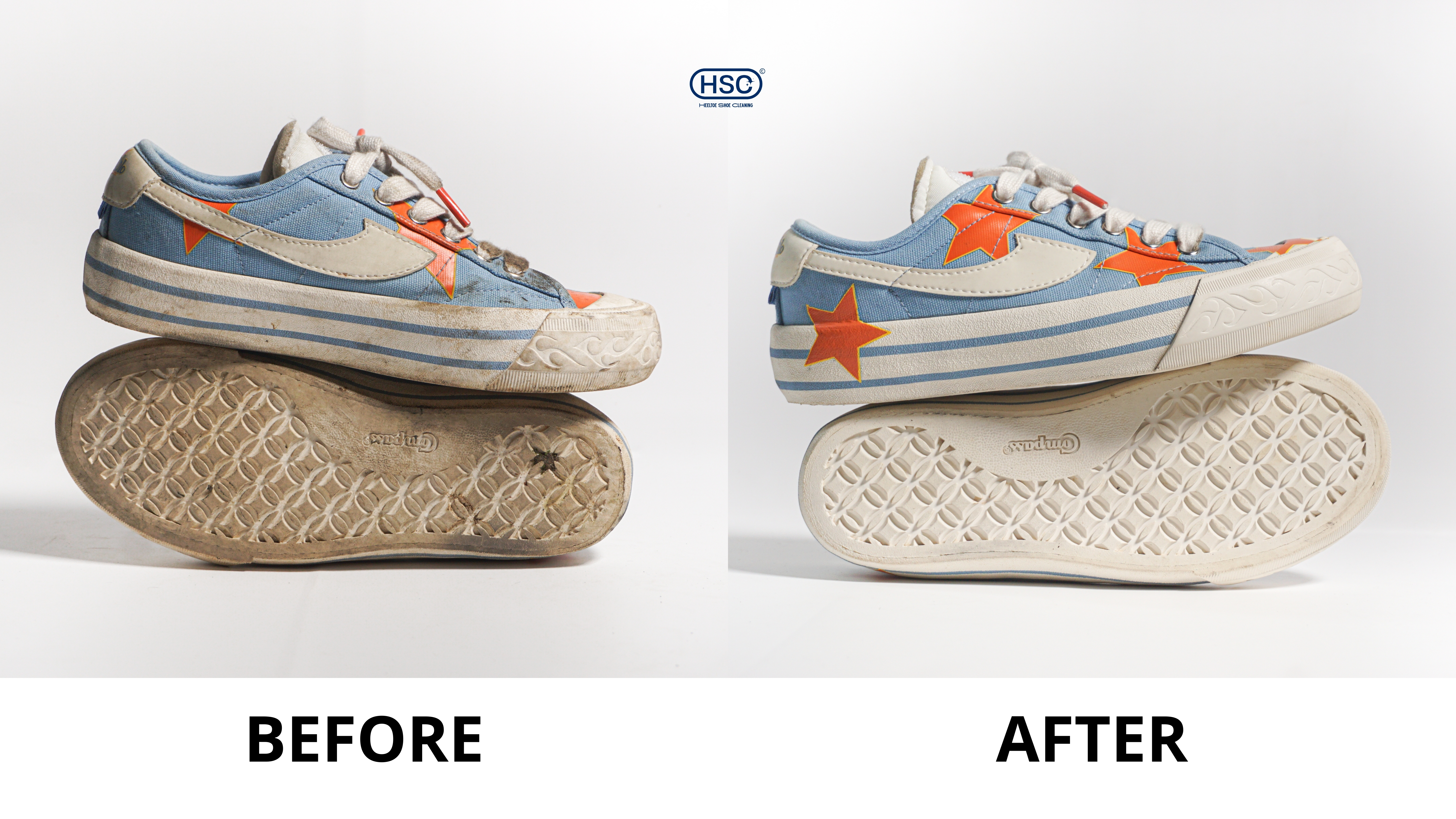 Proses cuci-sepatu Heeltoe Cilacap