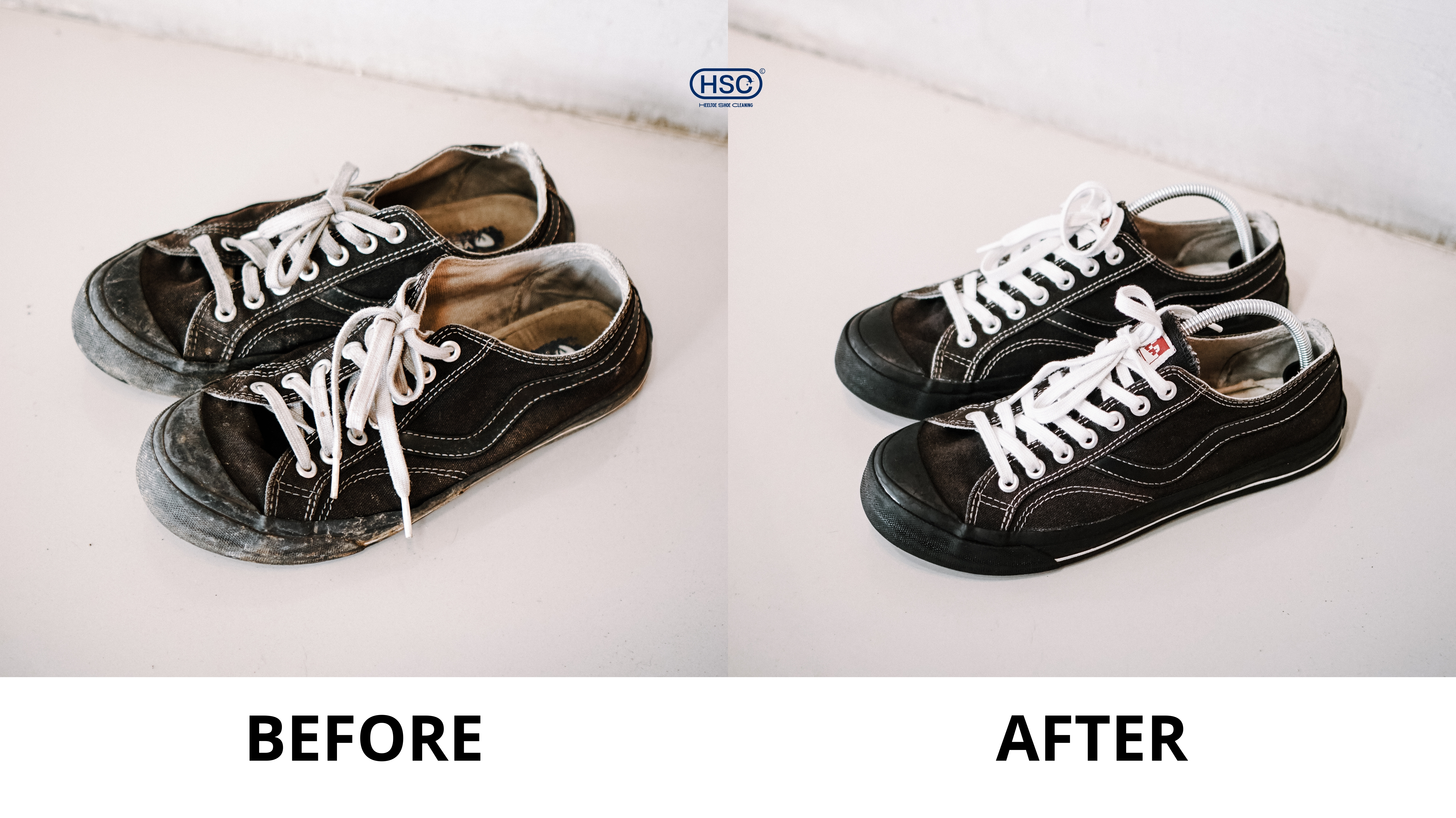 Proses cuci-sepatu Heeltoe Cilacap